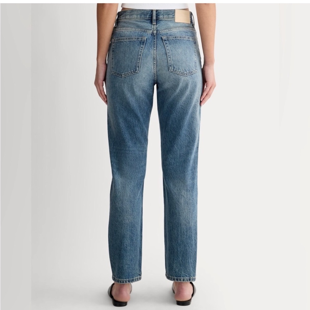 Everlane 90’s Curvy Cheeky Blue Straight Leg Women's Jeans - Picture 2 of 13